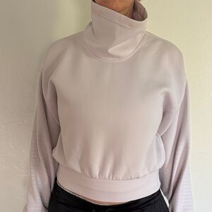 lululemon athletica Light Gray Turtleneck Sweater